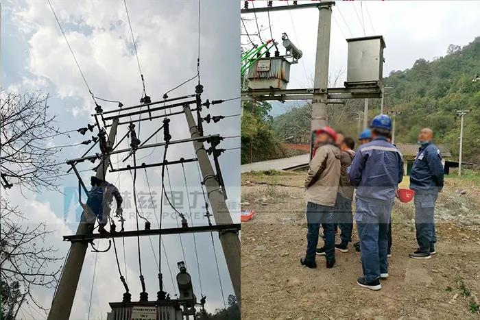 架空线接地故障仿照故障测试仪客户现场